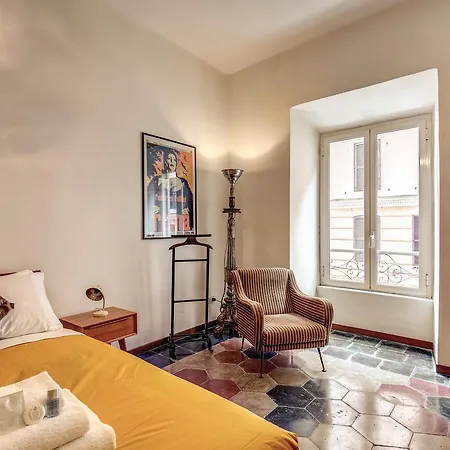 Trastevere San Cosimato Vintage Apartman Róma