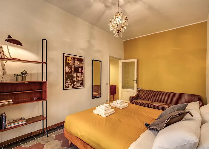 Trastevere San Cosimato Vintage Appartement *